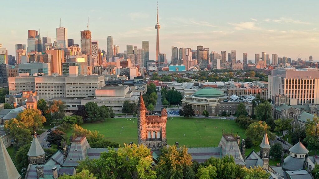 view of toronto city in canada